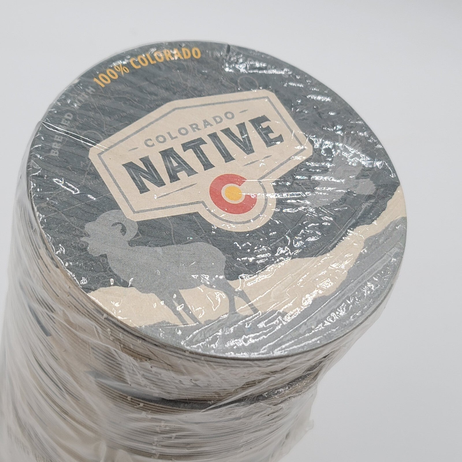 100 NEW Colorado Native Beer Coasters Sealed