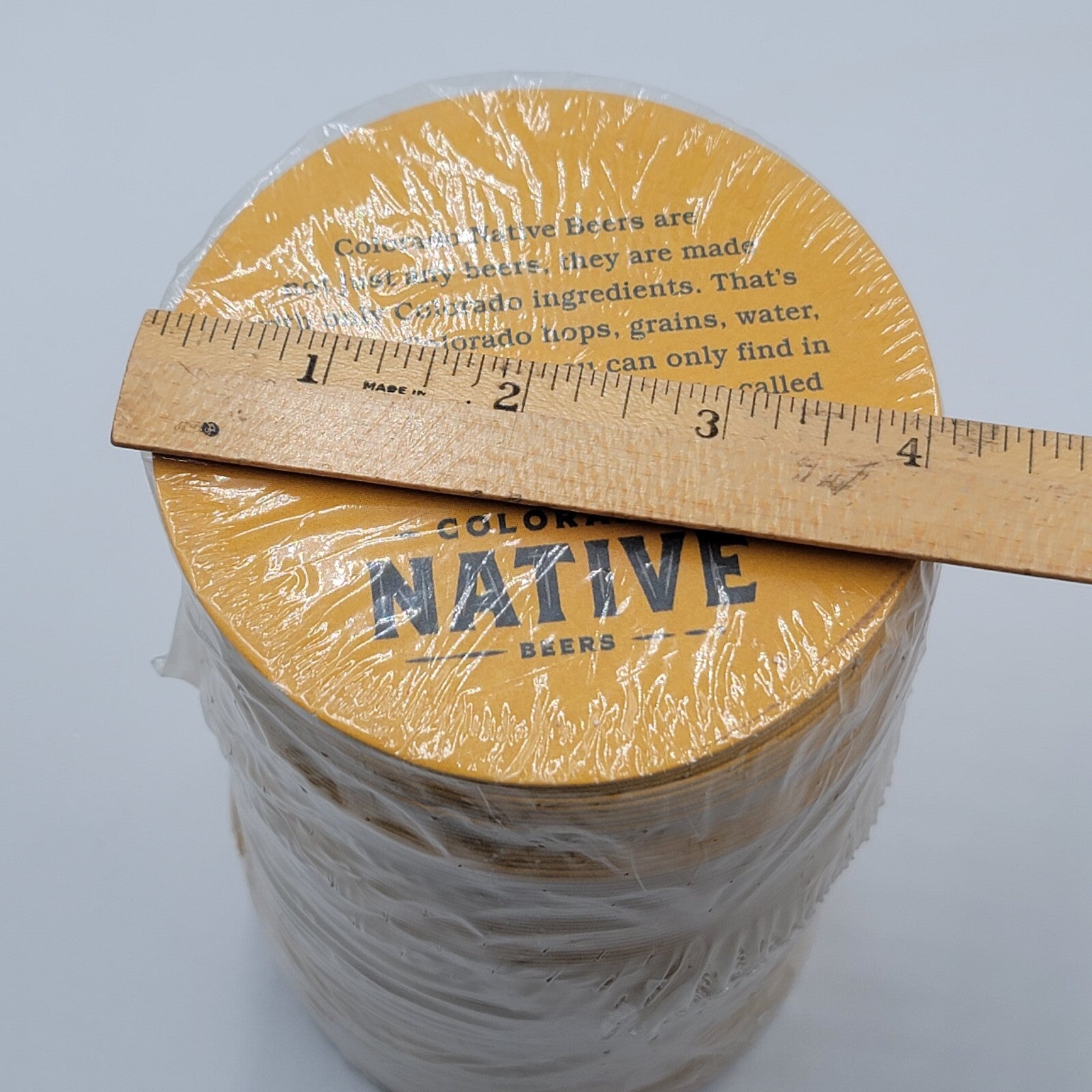 100 NEW Colorado Native Beer Coasters Sealed