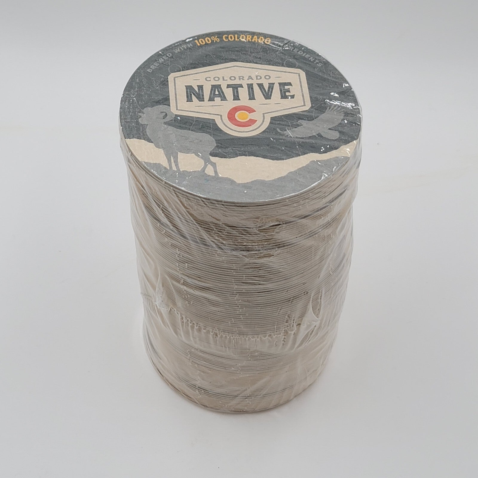 100 NEW Colorado Native Beer Coasters Sealed