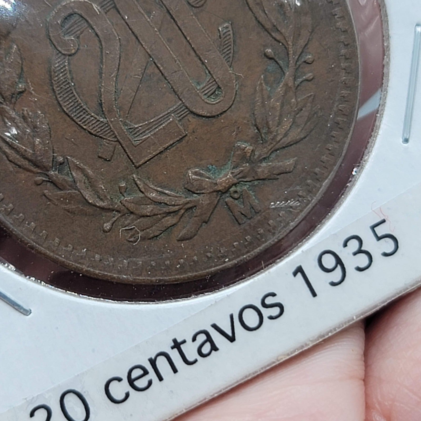 1935 Mexico 20 Centavo UNC KM 437