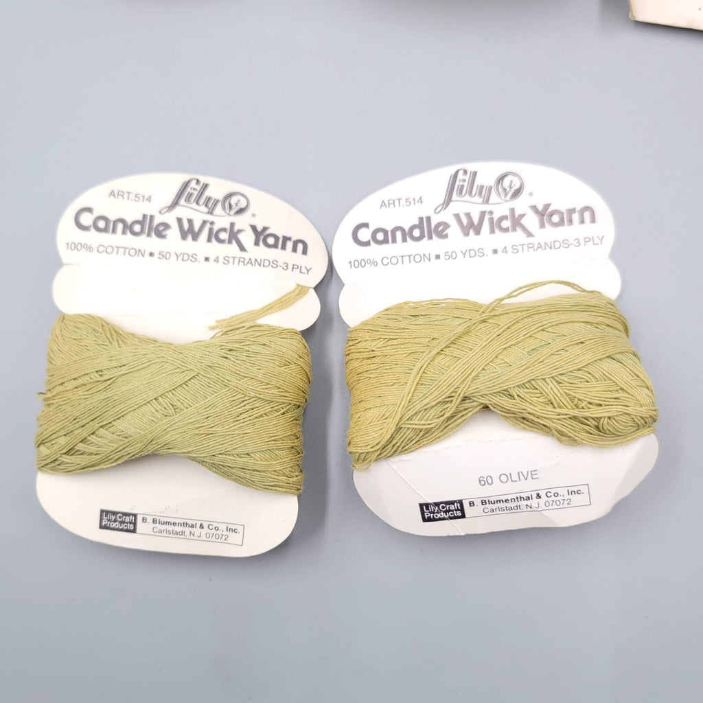 11 Skeins of Candle Wick Yarn Lily Multiple Colors