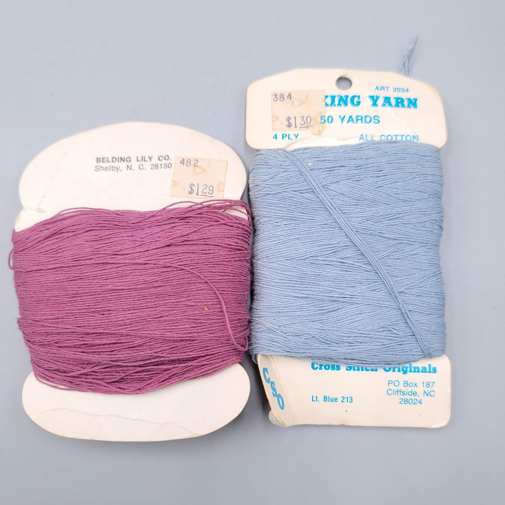 11 Skeins of Candle Wick Yarn Lily Multiple Colors