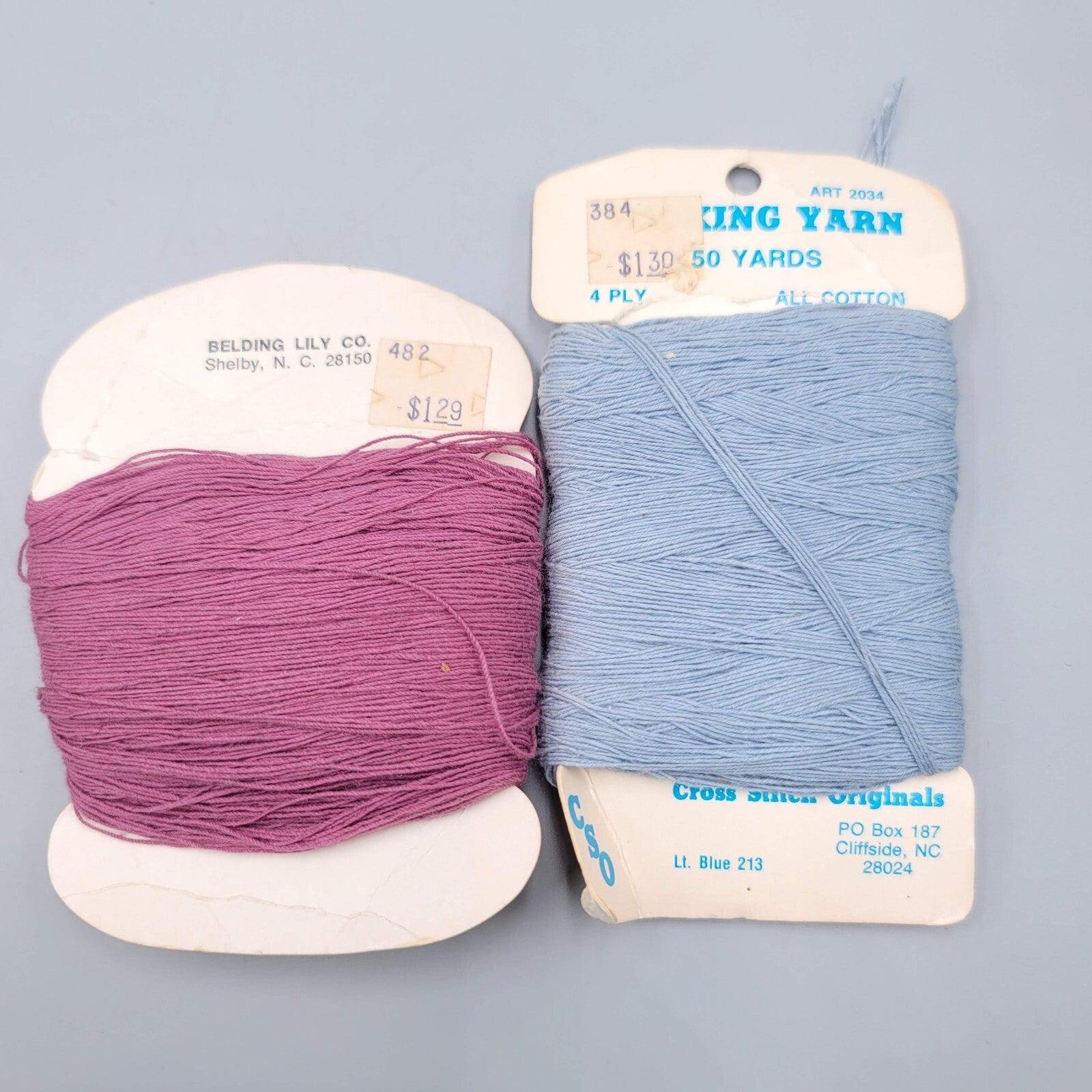 11 Skeins of Candle Wick Yarn Lily Multiple Colors