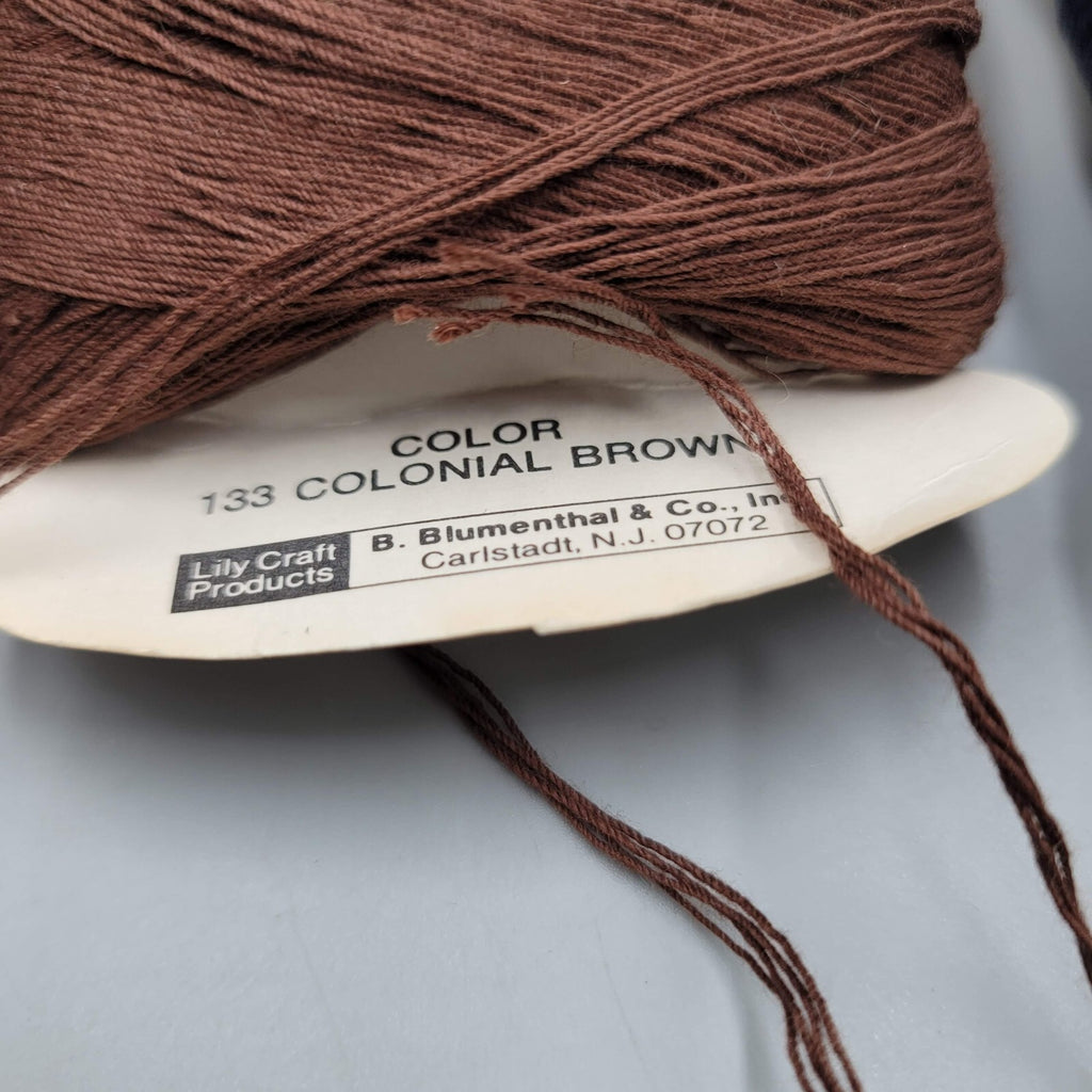 11 Skeins of Candle Wick Yarn Lily Multiple Colors