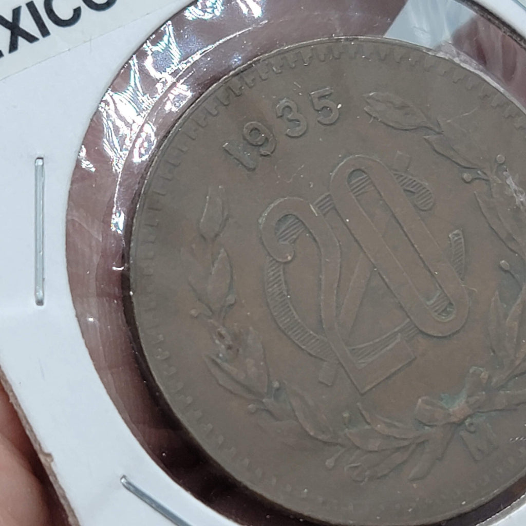 1935 Mexico 20 Centavo UNC KM 437