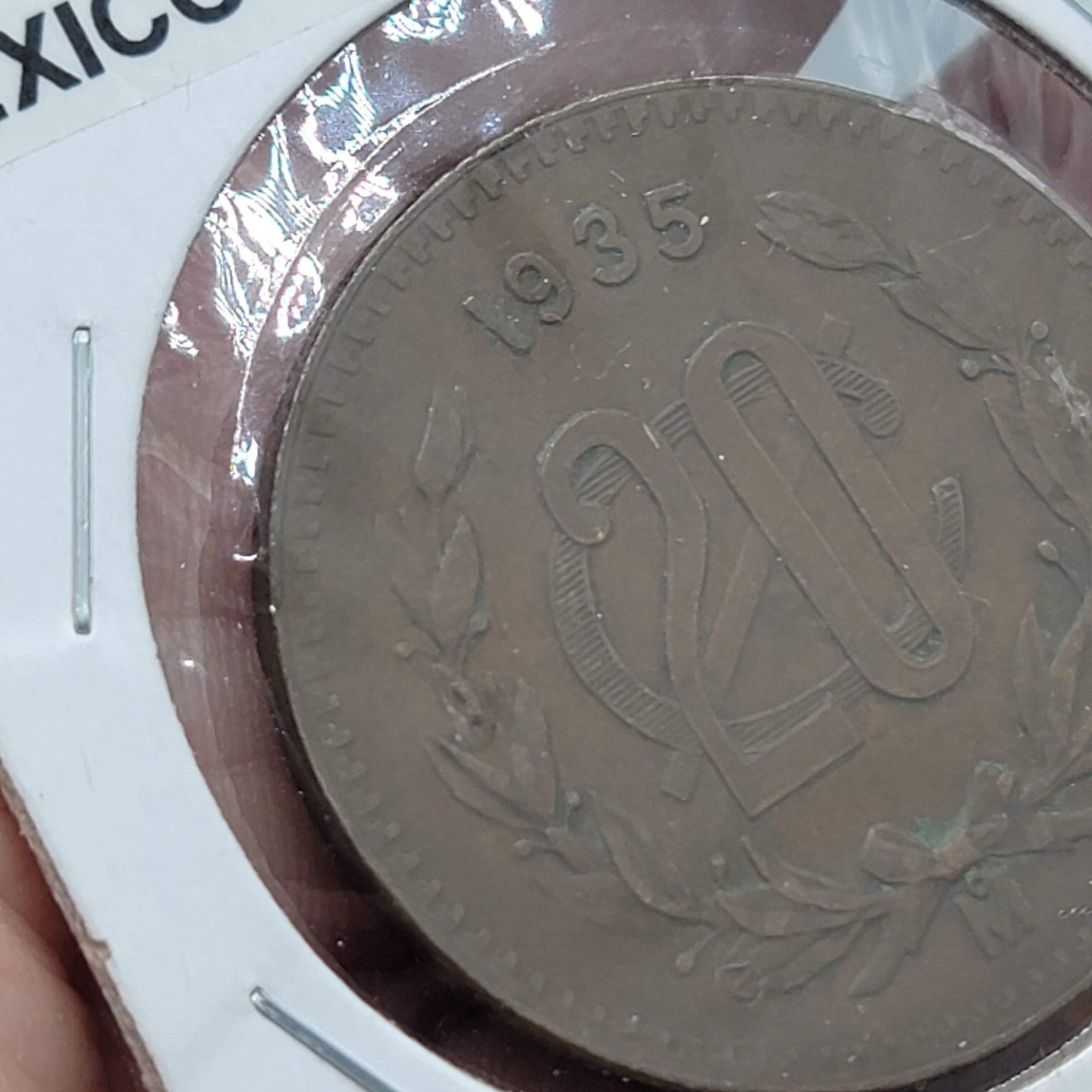 1935 Mexico 20 Centavo UNC KM 437