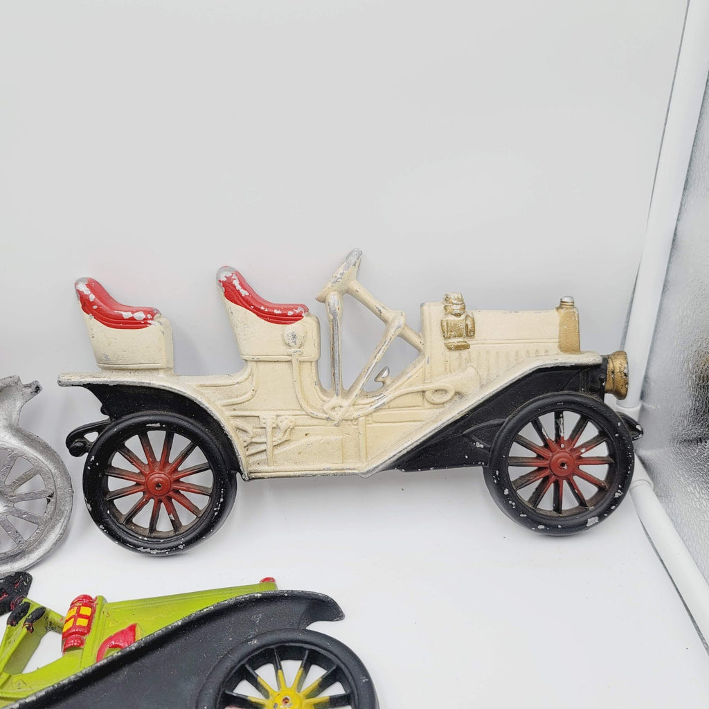 1910 Buick metal Garage Art Antique Aluminum Classic Cars Lot of 5