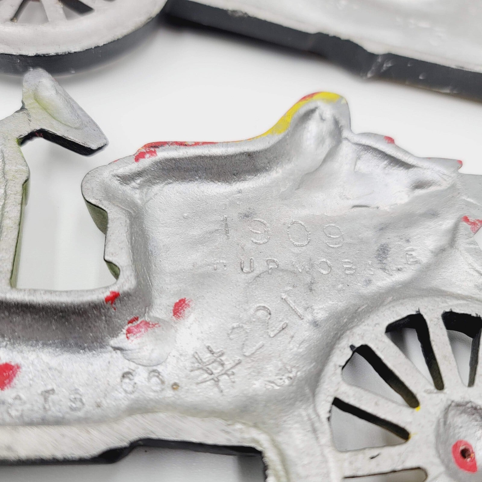 1910 Buick metal Garage Art Antique Aluminum Classic Cars Lot of 5